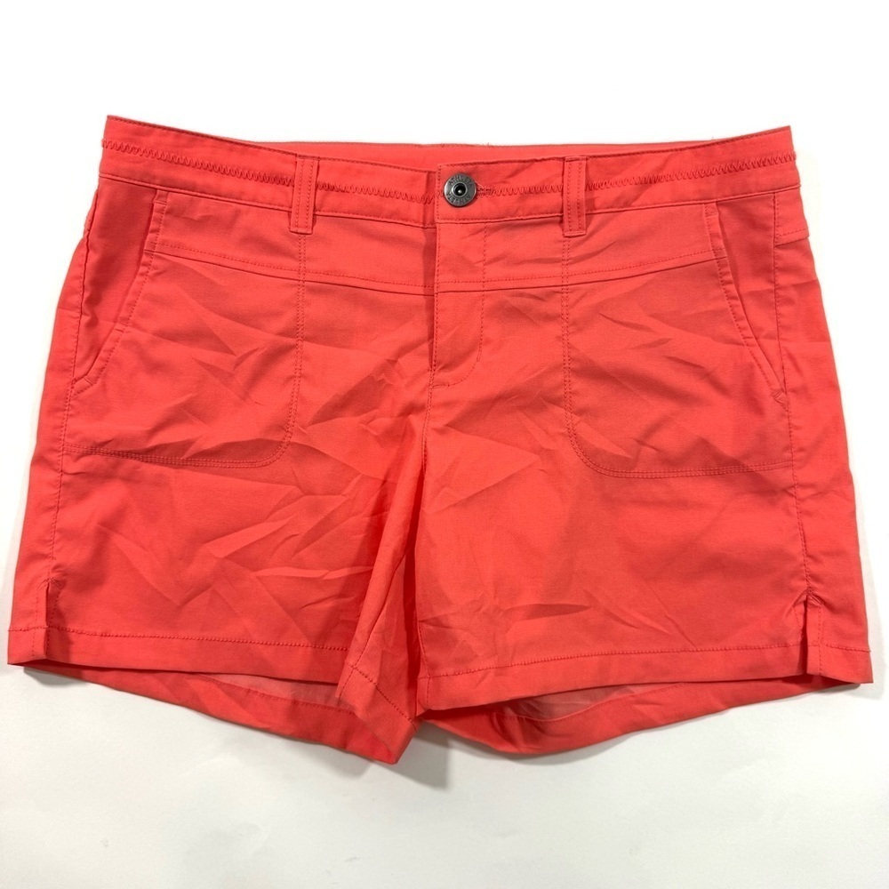 Athleta La Trek Shorts UPF 50 Sunset Coral